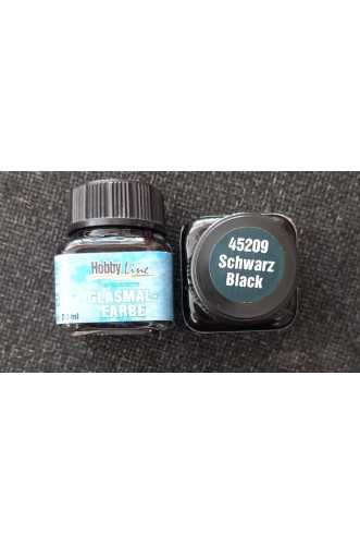 ΧΡΩΜΑ ΔΙΑΦΑΝΟ ΓΥΑΛΙΩΝ KREUL GLASS  20ml   45209 BLACK        